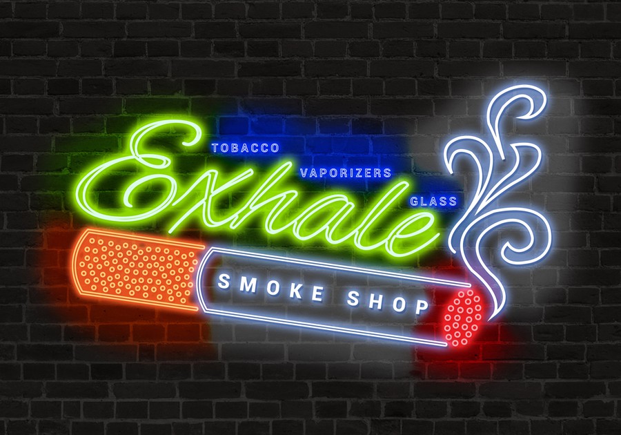 Retail store front sign for a Head Shop aka Smoke shop! Get creative