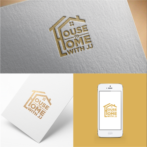 "House to Home with JJ" REAL ESTATE AGENT LOGO!! Design por A29™