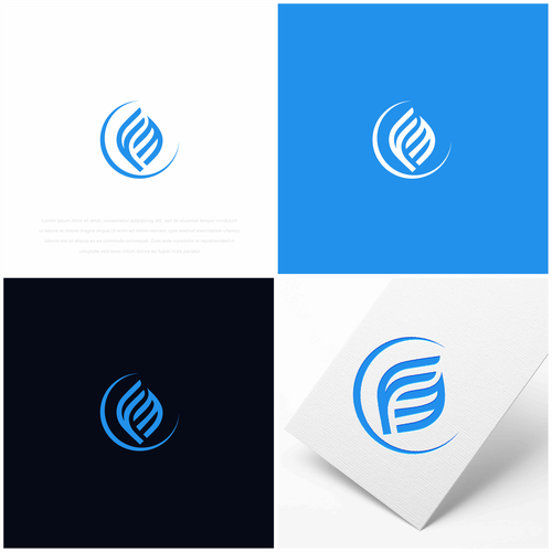 Design a plain logo with 2 initials - Easy to design! Clear instructions Design by colorworks™