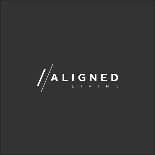 Modern yet simple logo. Think about how to play off of “aligned"- physical, mental, social health alignment Design by Cnofused