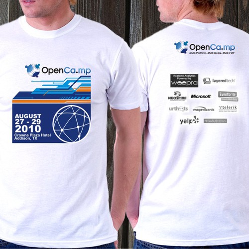 1,000 OpenCamp Blog-stars Will Wear YOUR T-Shirt Design! Diseño de rakarefa