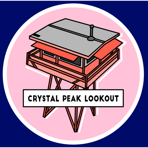 Illustrated Stickers for Fire Lookout Design by elizabeth!