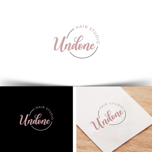 Luxury Hair Salon Logo and business card design Ontwerp door Web Hub Solution