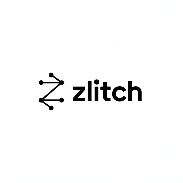 Zlitch AI logo Design