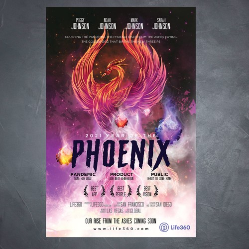 Fun Faux Movie Poster for a Public Company - 2021 Phoenix Design by _Blue_