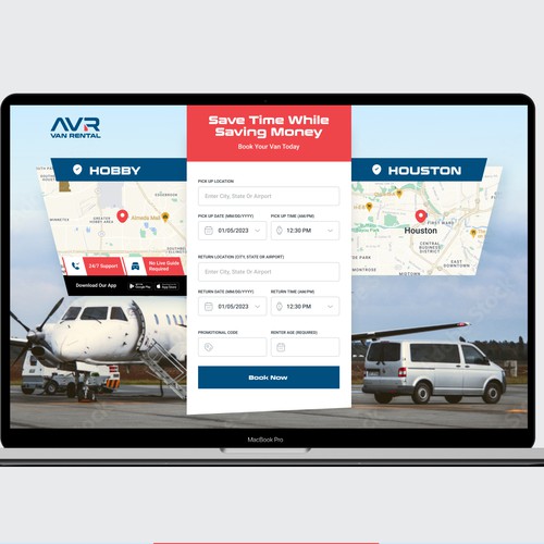 Landing page design contest entry by Mummy Studio