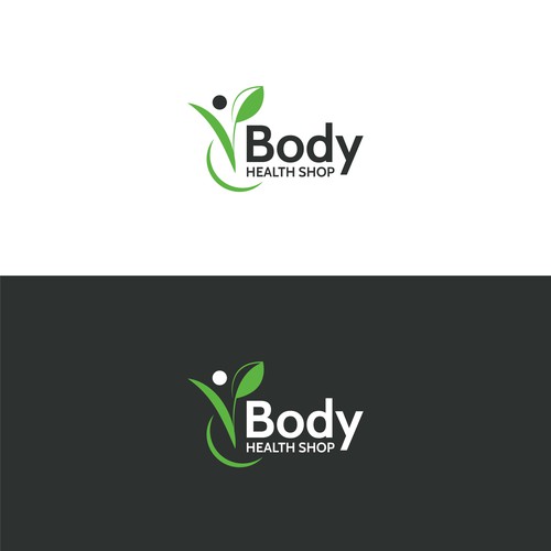 green and black minimalistic logo contest Design by Kashif_bhai