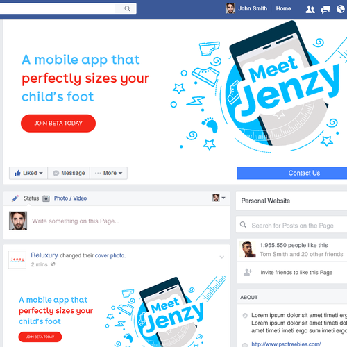 Facebook cover contest entry by Pavellev