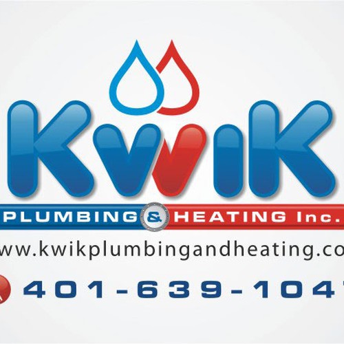 Create the next logo for Kwik Plumbing and Heating Inc. Réalisé par the londho