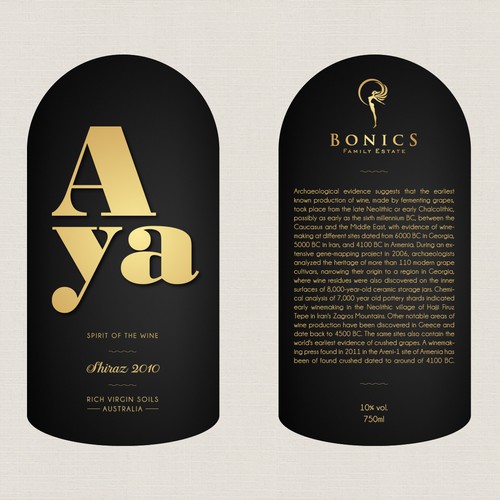 Design di All New Luxury Wine Label di Ko studio