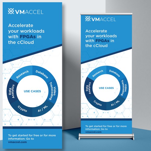 pull up banner needed for tech company Design by GdLevi