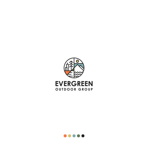 New Outdoor-Lifestyle agency // EVERGREEN outdoor group Design by Anut Bigger