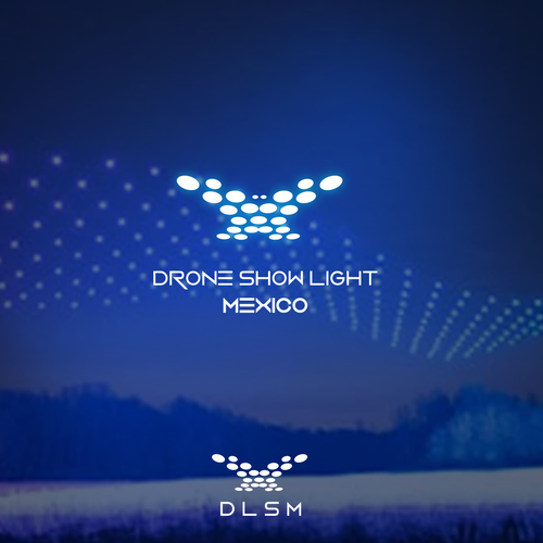 Diseña el logo de Drone Light Show México, espectaculo de luces y sonido utilizando drones. Design réalisé par The Perfect Symbols