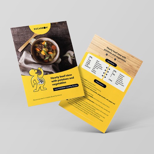 Recipe flyer template Design réalisé par TLS_D™