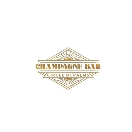 Luxury and modern Champagne Bar logo Design réalisé par Dee29ers