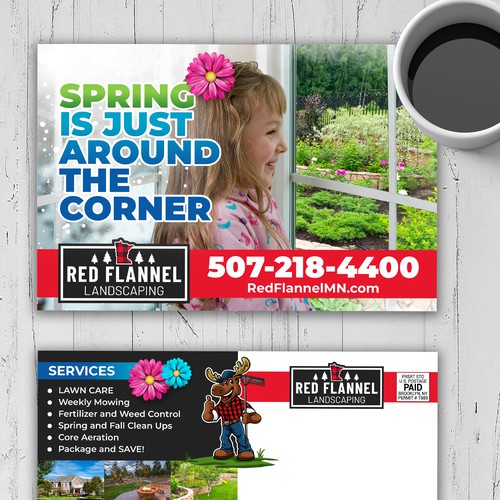 NEW POSTCARD FOR SPRING Design by BIG_BRAIN_AX