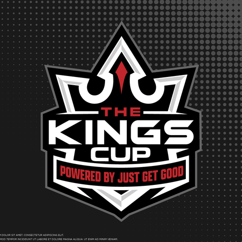 "The Kings Cup" hockey tourney Powered by Just Get Good Ontwerp door POZIL