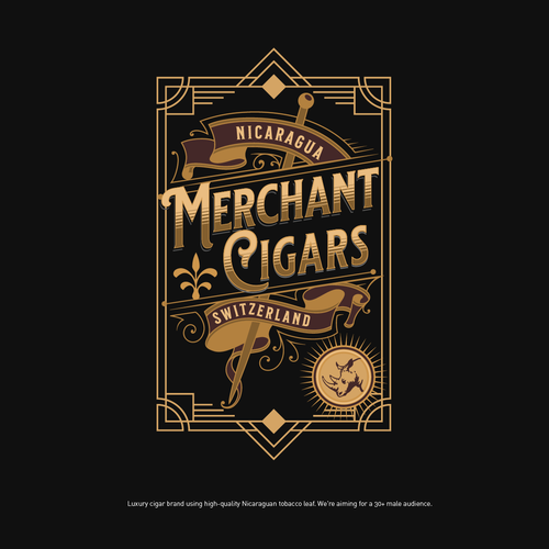 Revamp Merchant cigars logo Design by Seiya Design's