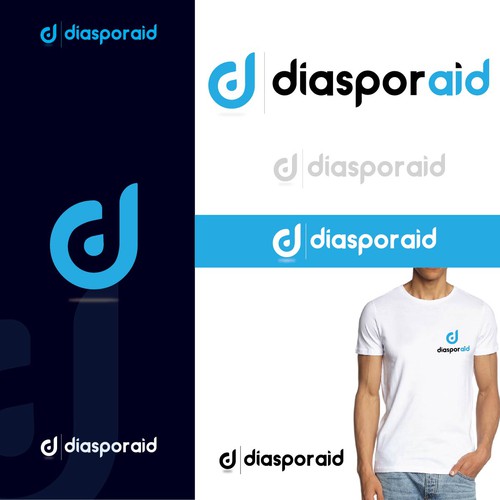 Design a powerful logo for diasporaid, an impact-oriented network/platform for expats Design by JosephA