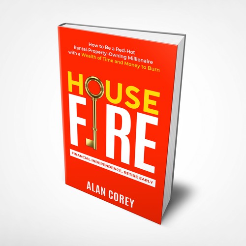 Eye-catching BOOK COVER with REAL ESTATE and EARLY RETIREMENT focus Design by Yna