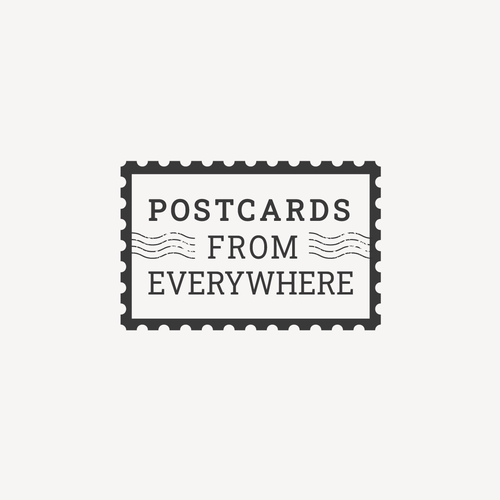 Postcards from Everywhere Logo Design by emilidea