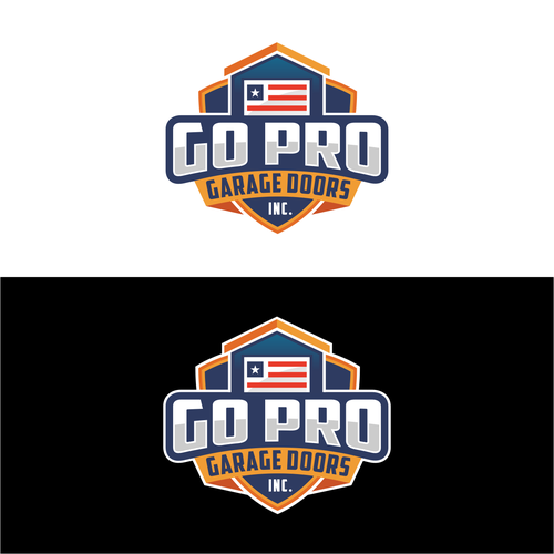 Go Pro Garage Doors Inc Reband Design by Zyukron