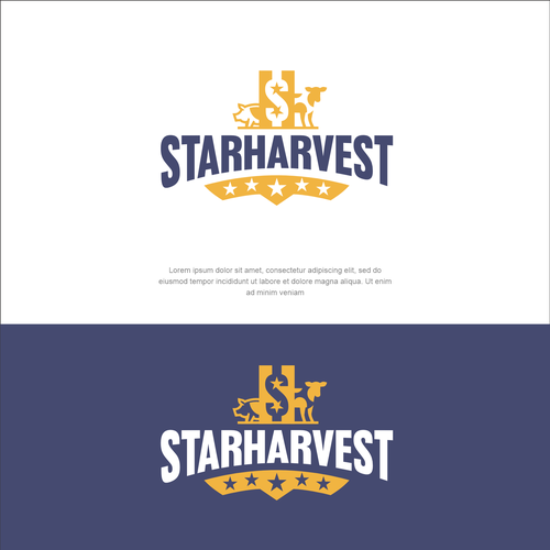 We need a bold logo for our beef & pork Processing Plant Design by Elesense