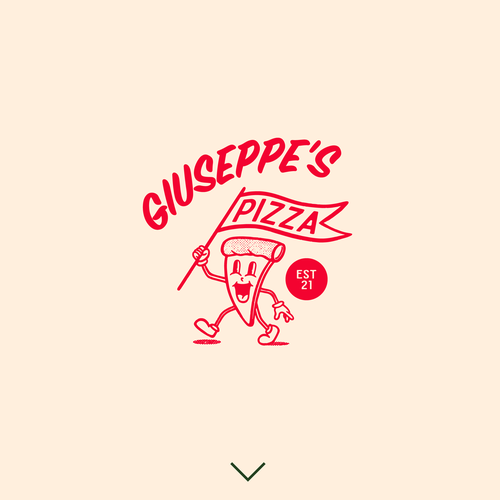 Modern & hip logo for a mobile pizza business Design by BearFace™