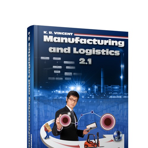 Book Cover for a book relating to future directions for manufacturing and logistics  Diseño de zakazky