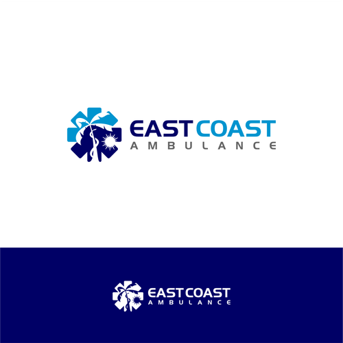 East Coast Ambulance Logo Design réalisé par rickybays