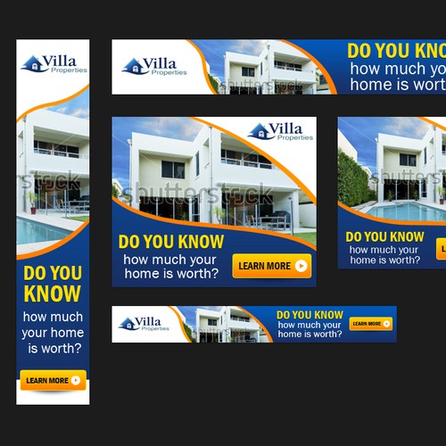 Create the next banner ad for Villa Properties Design by Alex69