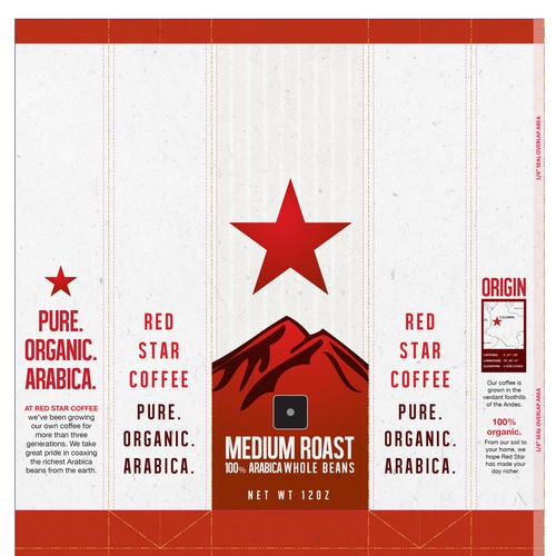Design di Create the next packaging or label design for Red Star Coffee di Toanvo