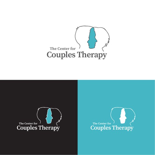 Simple, elegant logo to attract discerning couples therapy clients Design by Guane