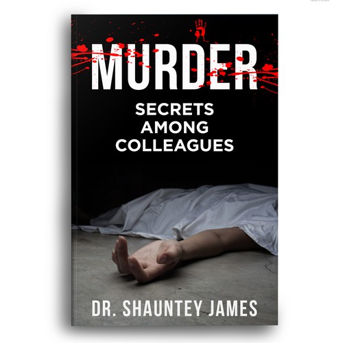 Cover for a classic murder mystery where secrets and lies fly among college professors Design by Bigpoints