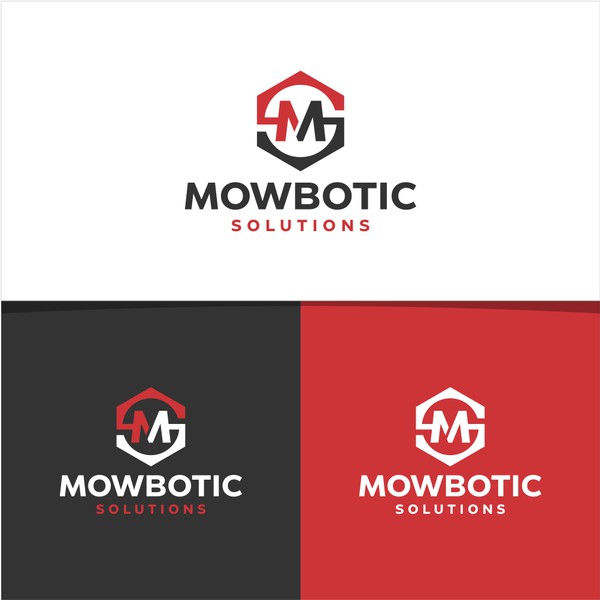 Bold logo concept for Mowbotic solutions