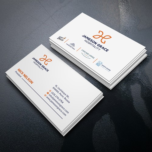 Create a modern and clean business card for a parent company with 4 subsidiaries Design by Birendra Chandra Das