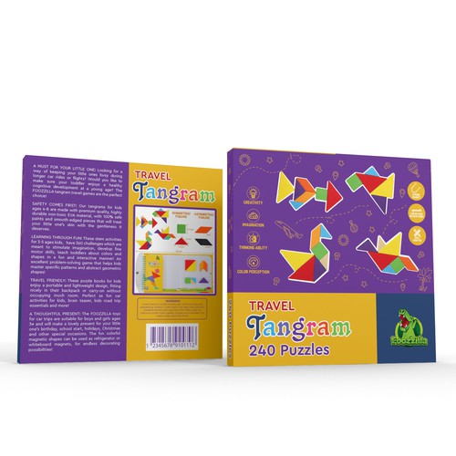 Toy Tangram Puzzle for Kids Design by Packagingholic