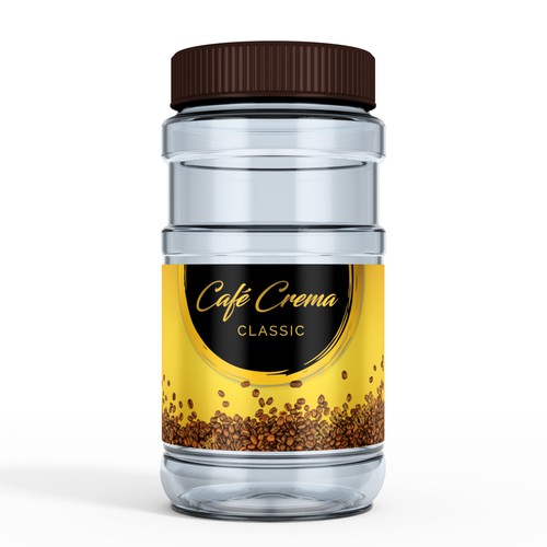 Premium Instant Coffee Label Design Product label contest