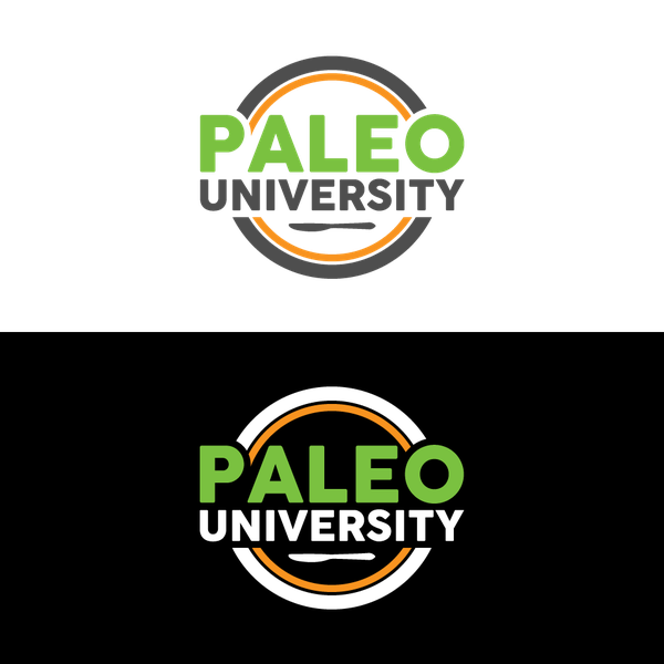 Design realizzato da oliver barachina intitolato "Paleo University Logo"