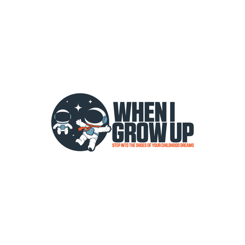 When I Grow Up Logo Design by Nextasy