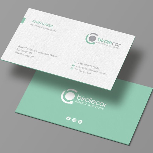 business card for company called birdie Design by Xclusive16