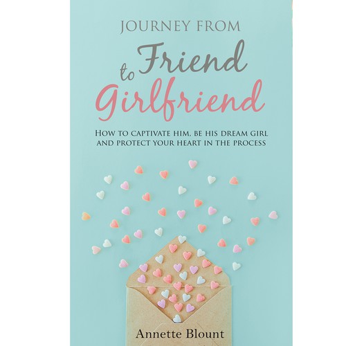 Design a book cover that is fun and playful to help single women experience love beyond friendship Design by dalim