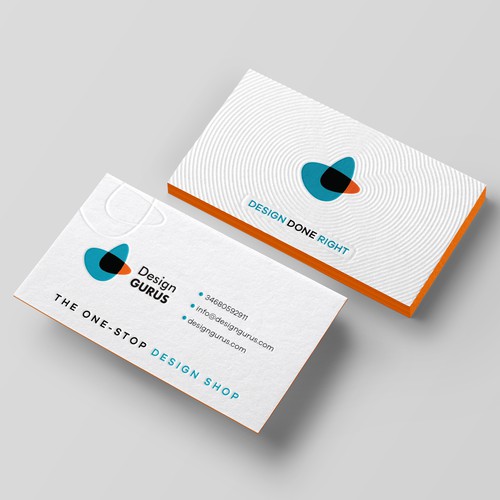 Business Card for DesignGurus.com Design by Birendra Chandra Das