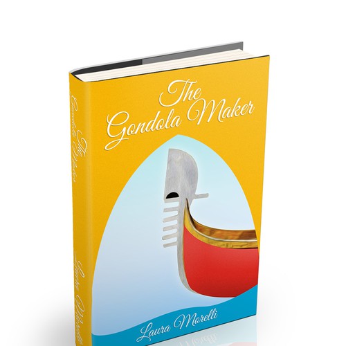 Book cover for The Gondola Maker: A novel set in 16th-century Venice Design by Dreamz 14