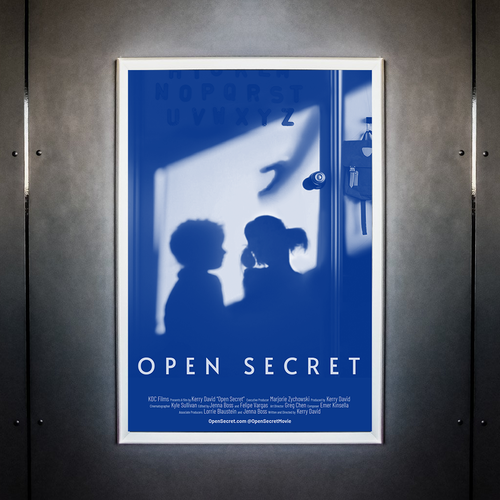 Design a poster for the documentary Open Secret Design by CreamCreative