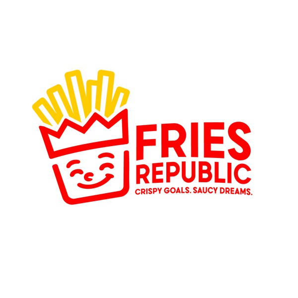 Mascot Logo for Restaurant & Fast Food Brand – Fries Republic