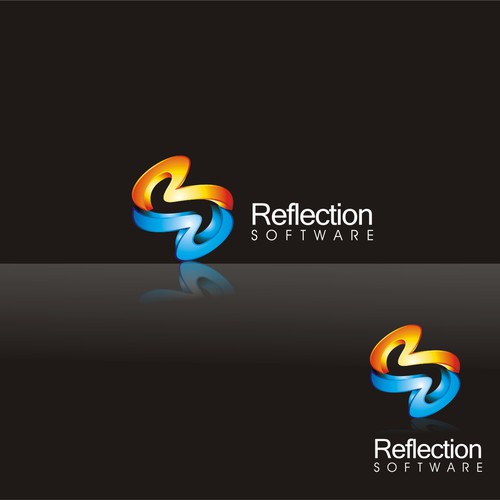 Reflection Software Logo Contest Design by uday