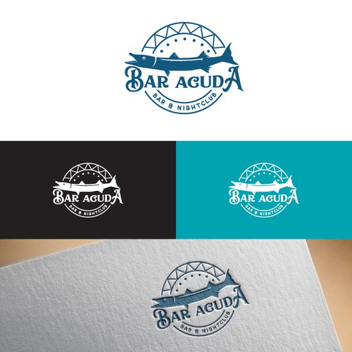 Logo for BAR ACUDA beach bar Design by Web Hub Solution