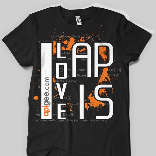 t-shirt design for Apigee Design by Anguauberwald