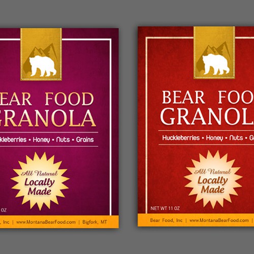 print or packaging design for Bear Food, Inc Design von mille_design